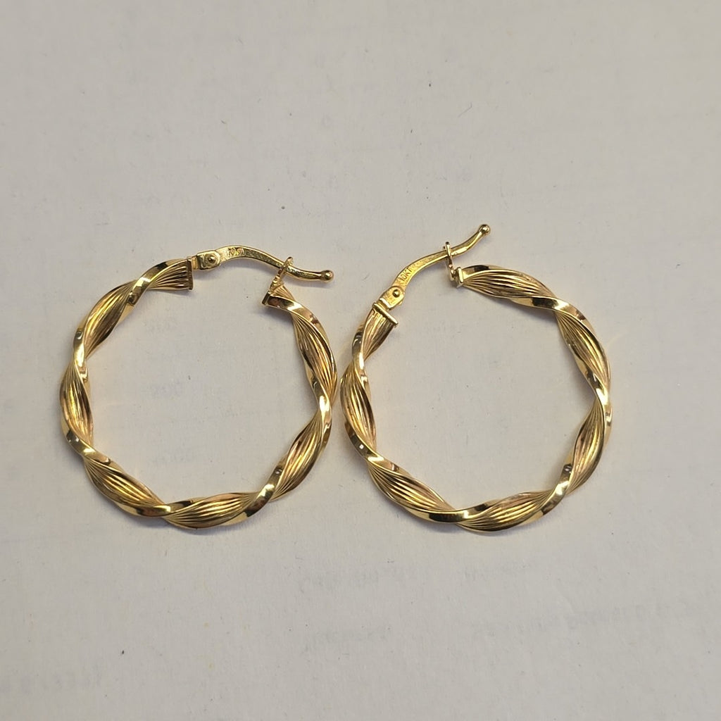 ARRACADAS PAR ORO 10 K 1.5 GRMS (SEMINUEVO)