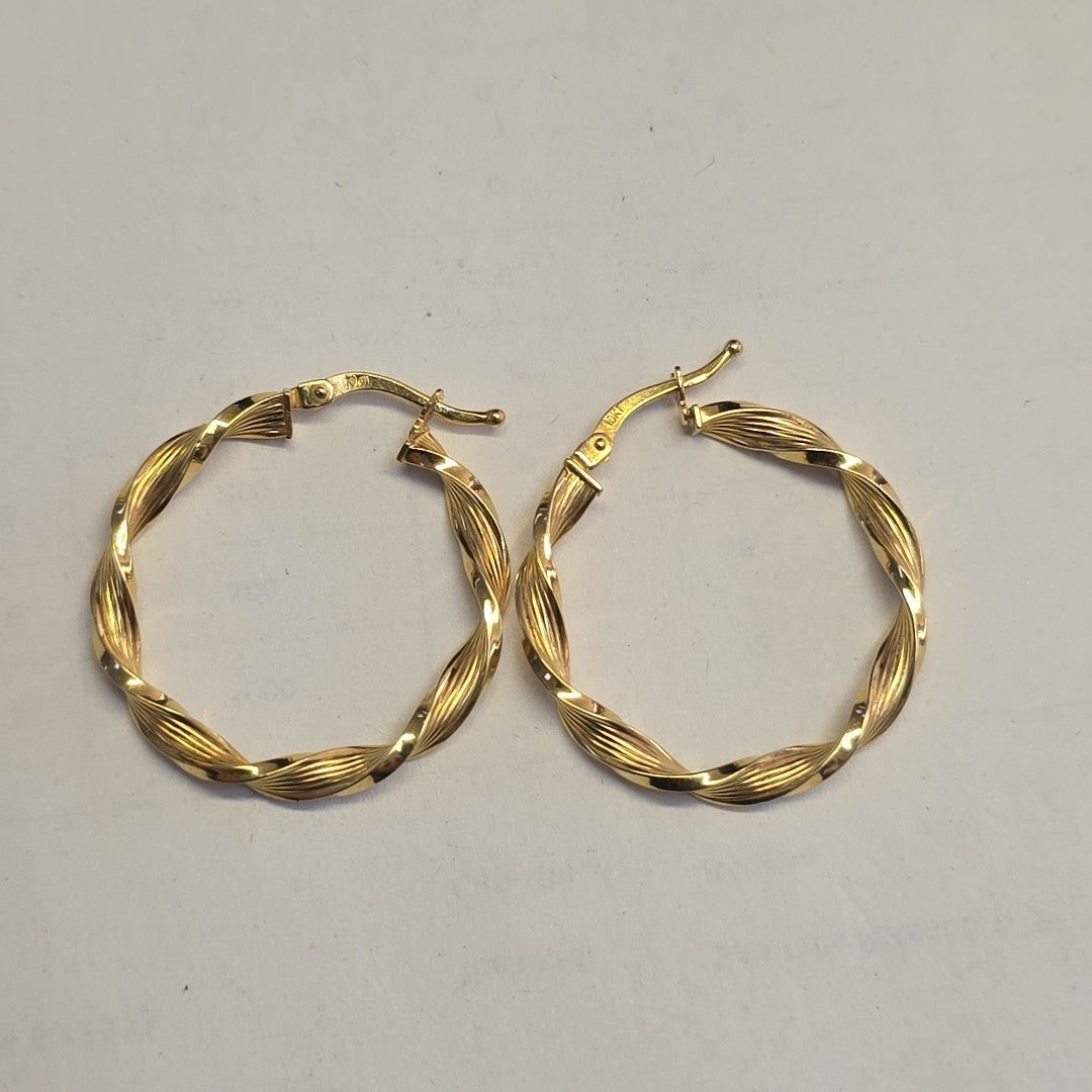ARRACADAS PAR ORO 10 K 1.5 GRMS (SEMINUEVO)
