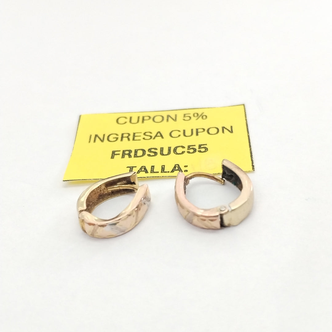 ARRACADAS PAR ORO 10 K 0.8 GRMS (SEMINUEVO)