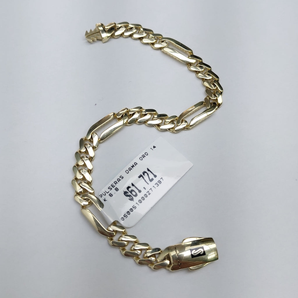 PULSERAS DAMA ORO 14K 6.8 (NUEVO)