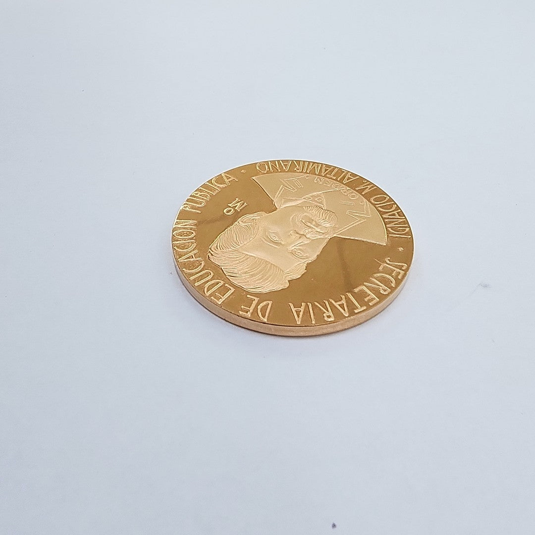 MEDALLA CONMEMORATIVA ORO 21 K 41.7 GRMS (SEMINUEVO)