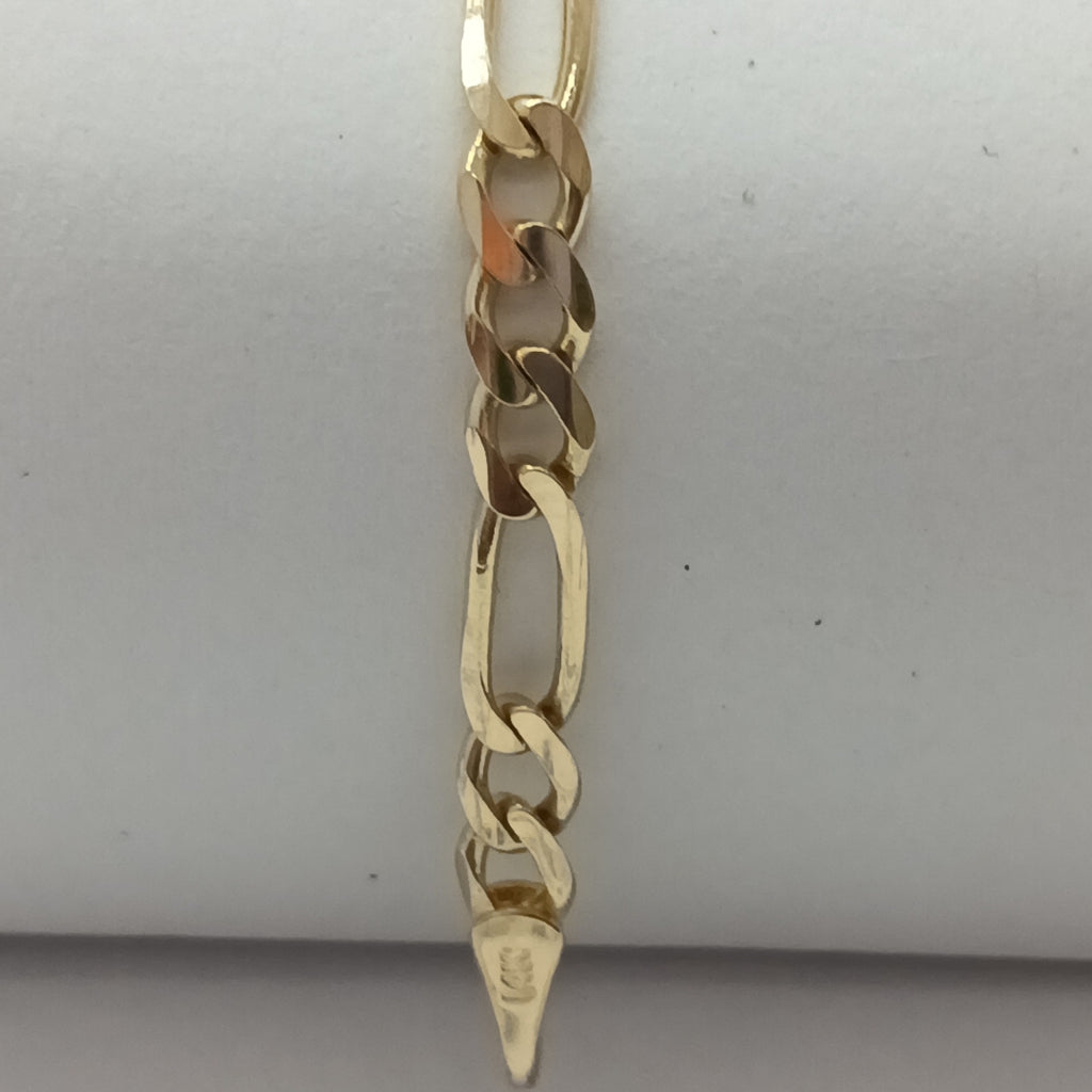 PULSERAS TEJIDO 3X1 ORO 14K 18 CM 2.9 GR (NUEVO)