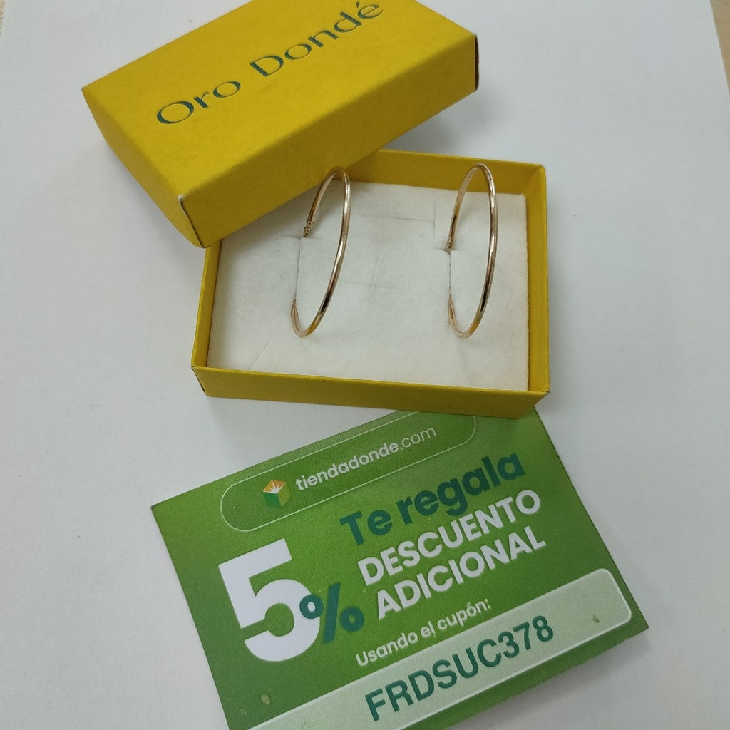 ARRACADAS ORO 14K 1.4 (NUEVO)