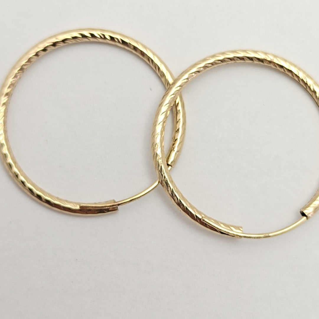 ARRACADAS PAR ORO 14 K 0,90 GRMS (SEMINUEVO)