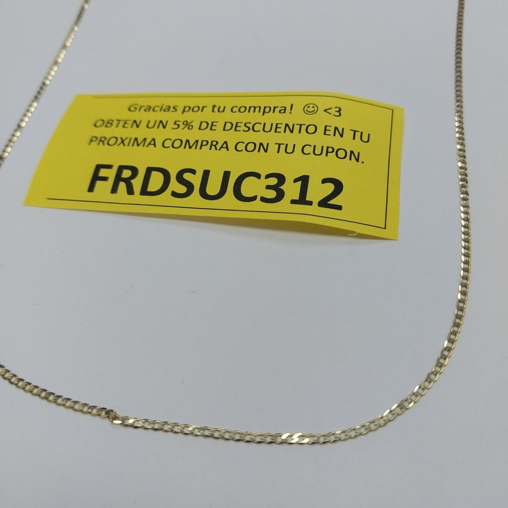 CADENAS BARBADA AMARILLA ORO 14K 1.9 (NUEVO)