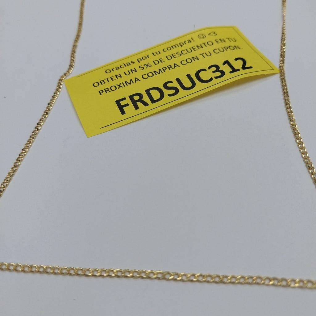 CADENAS BARBADA AMARILLA ORO 14K 1.9 (NUEVO)