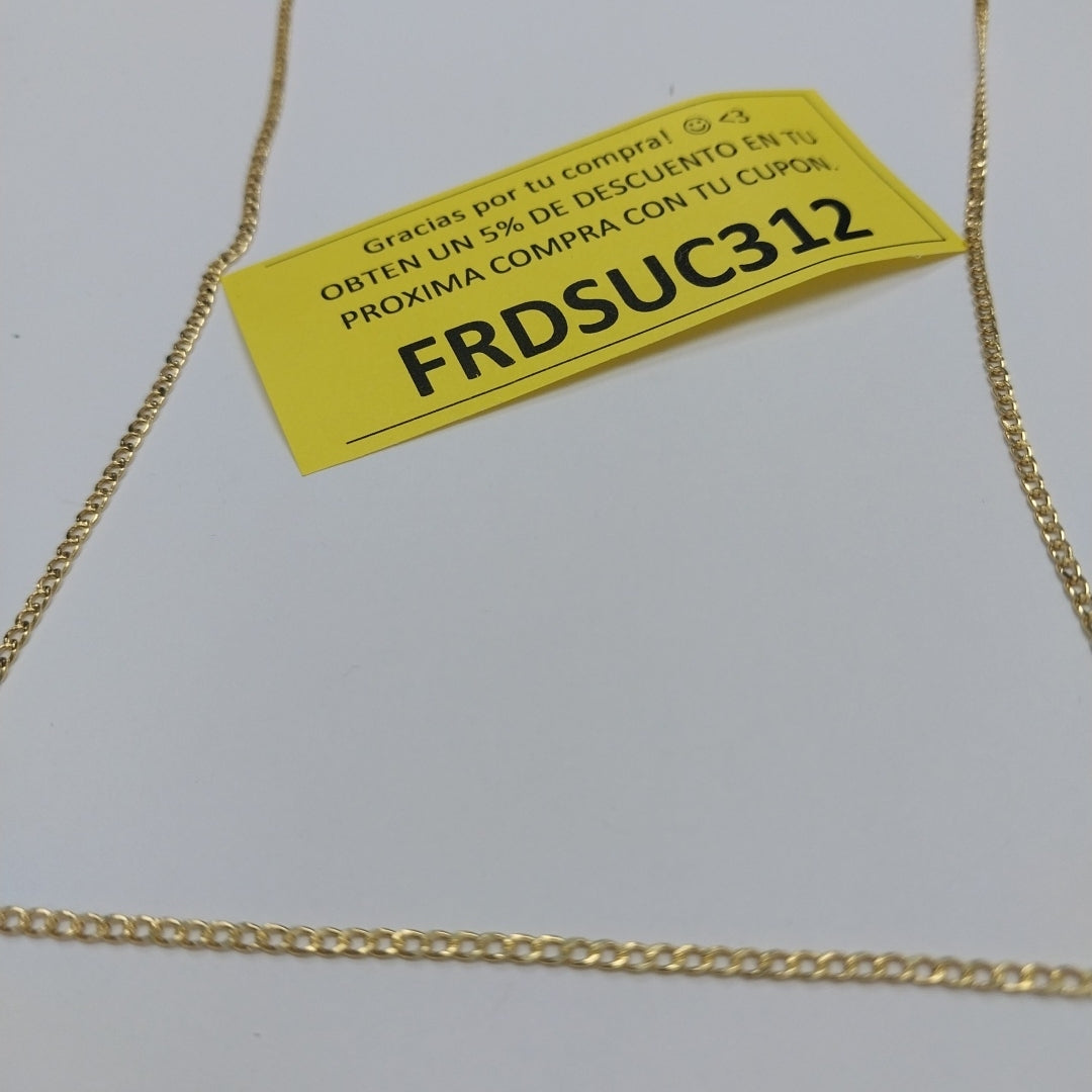 CADENAS BARBADA AMARILLA ORO 14K 1.9 (NUEVO)