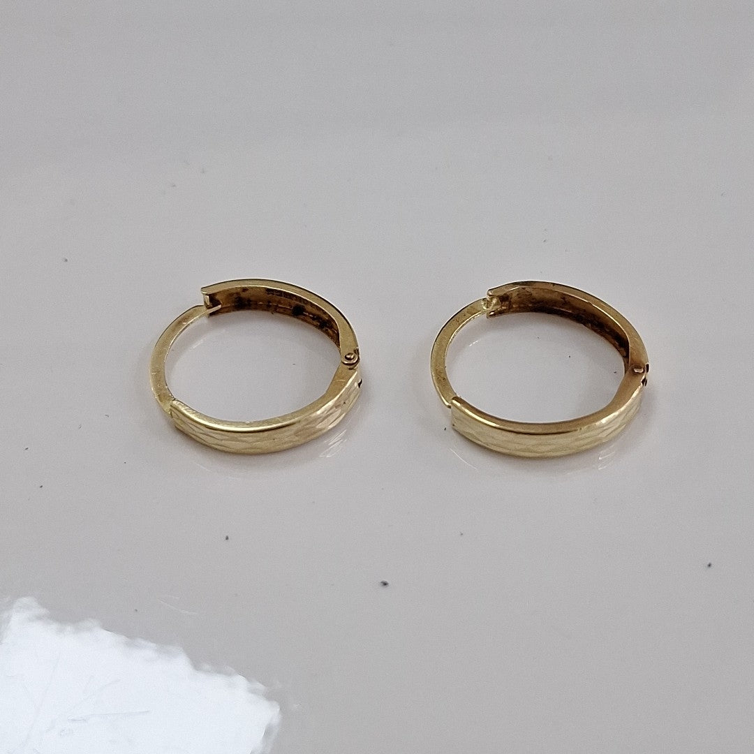 ARRACADAS PAR ORO 10 K 1.4 GRMS (SEMINUEVO)