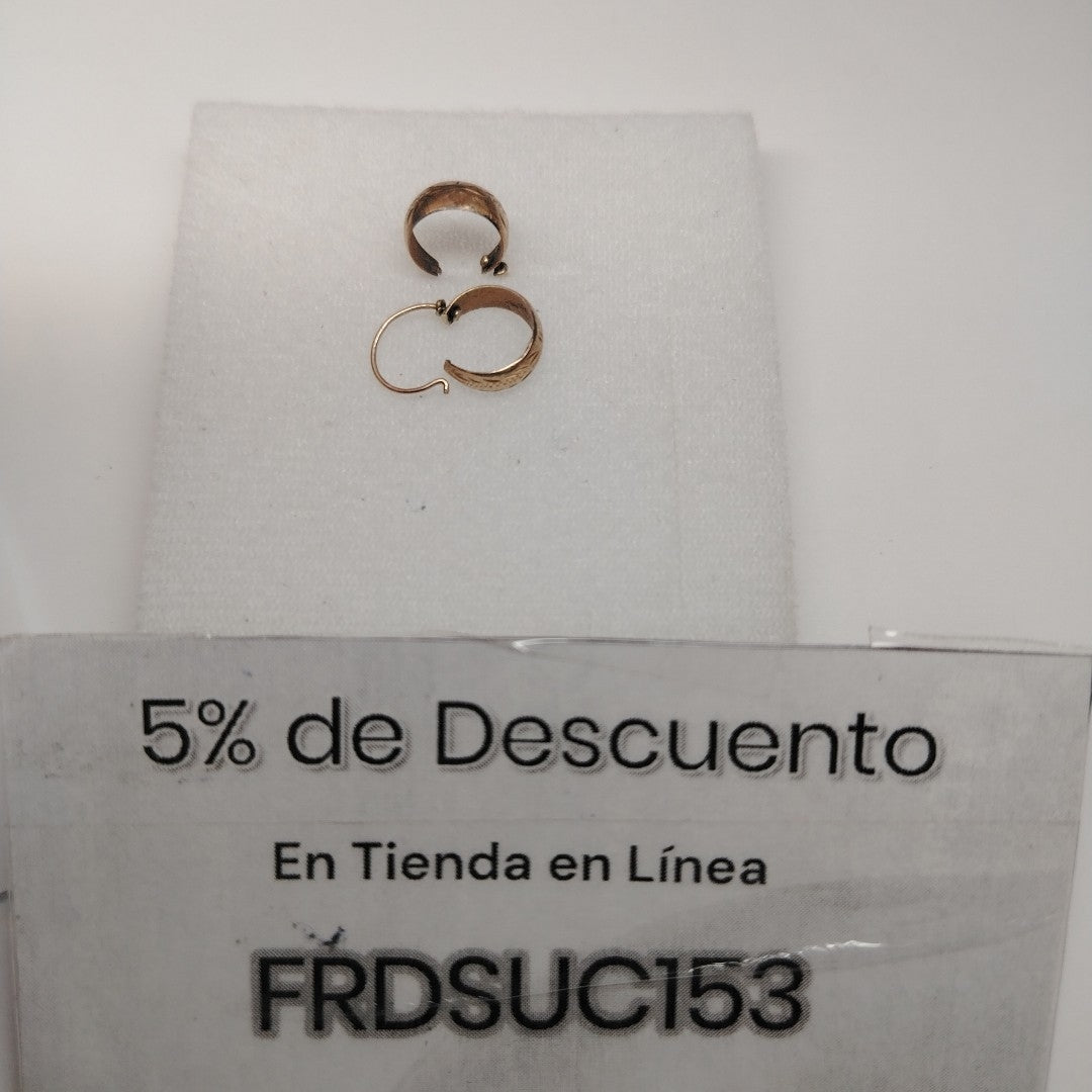 ARRACADAS PAR ORO 10 K 0,70 GRMS (SEMINUEVO)