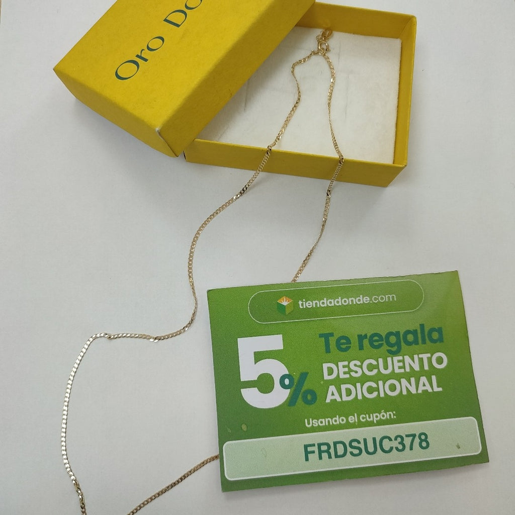 CADENAS BARBADA AMARILLA ORO 14K 2 (NUEVO)