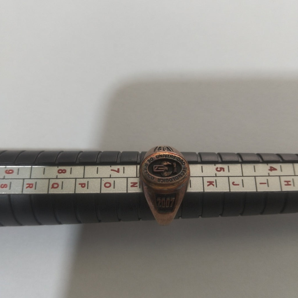 ANILLO DE GRADUACIÓN ORO 14 K 5,60 GRMS (SEMINUEVO)