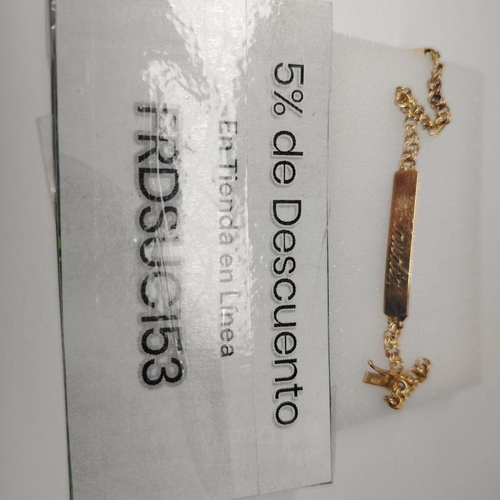 ESCLAVA ORO 14 K 4,00 GRMS (SEMINUEVO)