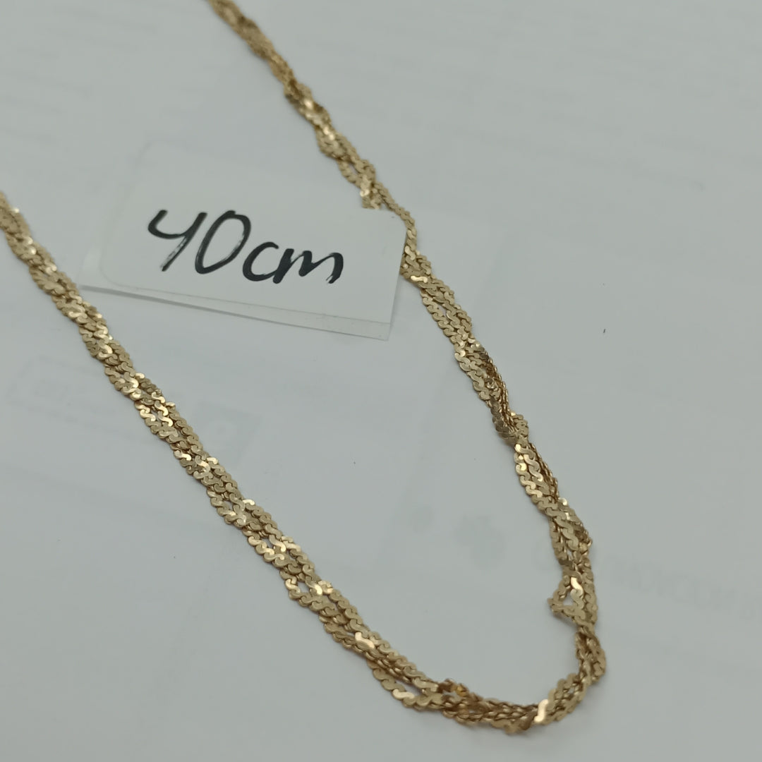 GARGANTILLA ORO 14 K 6,30 GRMS (SEMINUEVO)