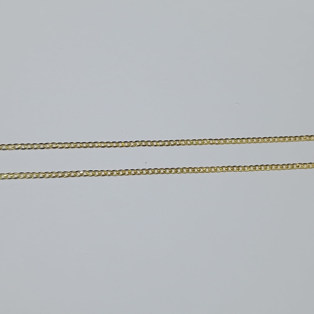 CADENAS BARBADA AMARILLA ORO 14K 2.2 (NUEVO)