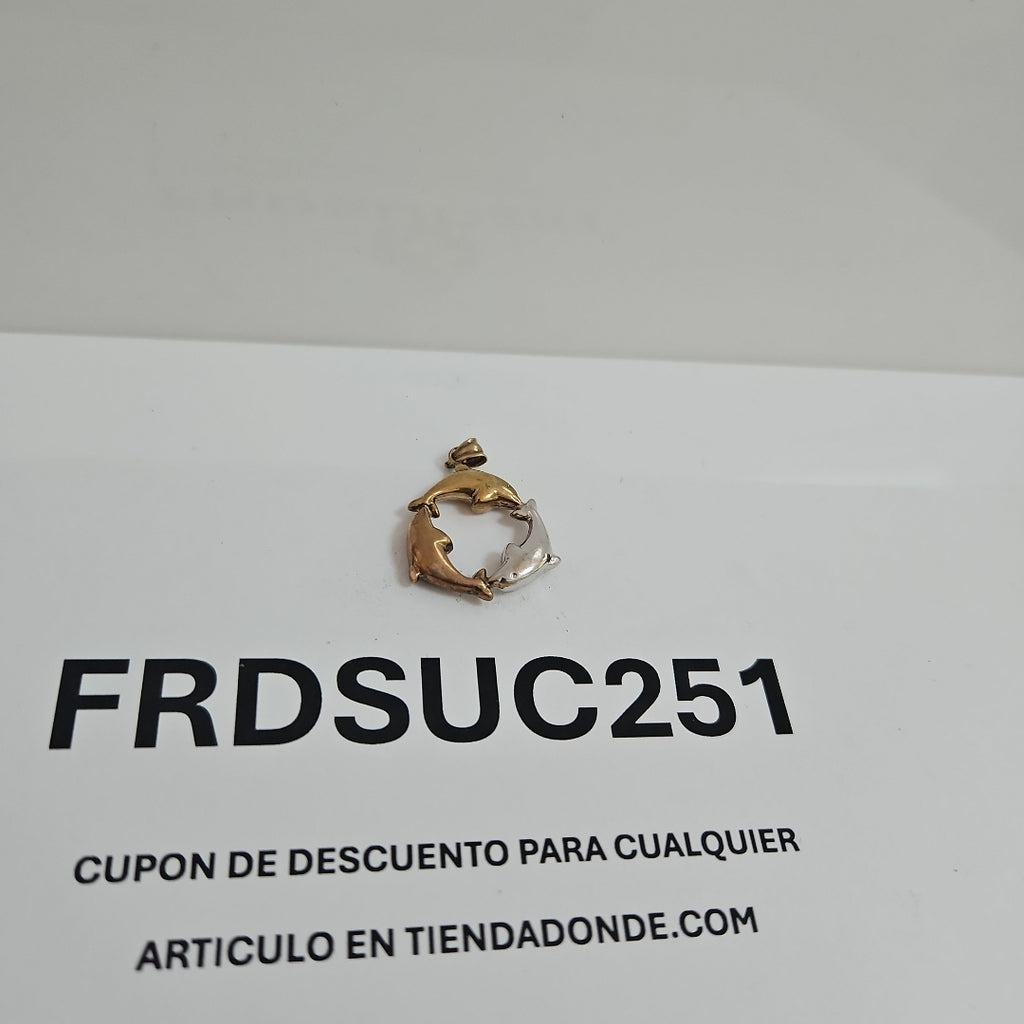 DIJE ORO COMBINADO 10 K 1,20 GRMS (SEMINUEVO)