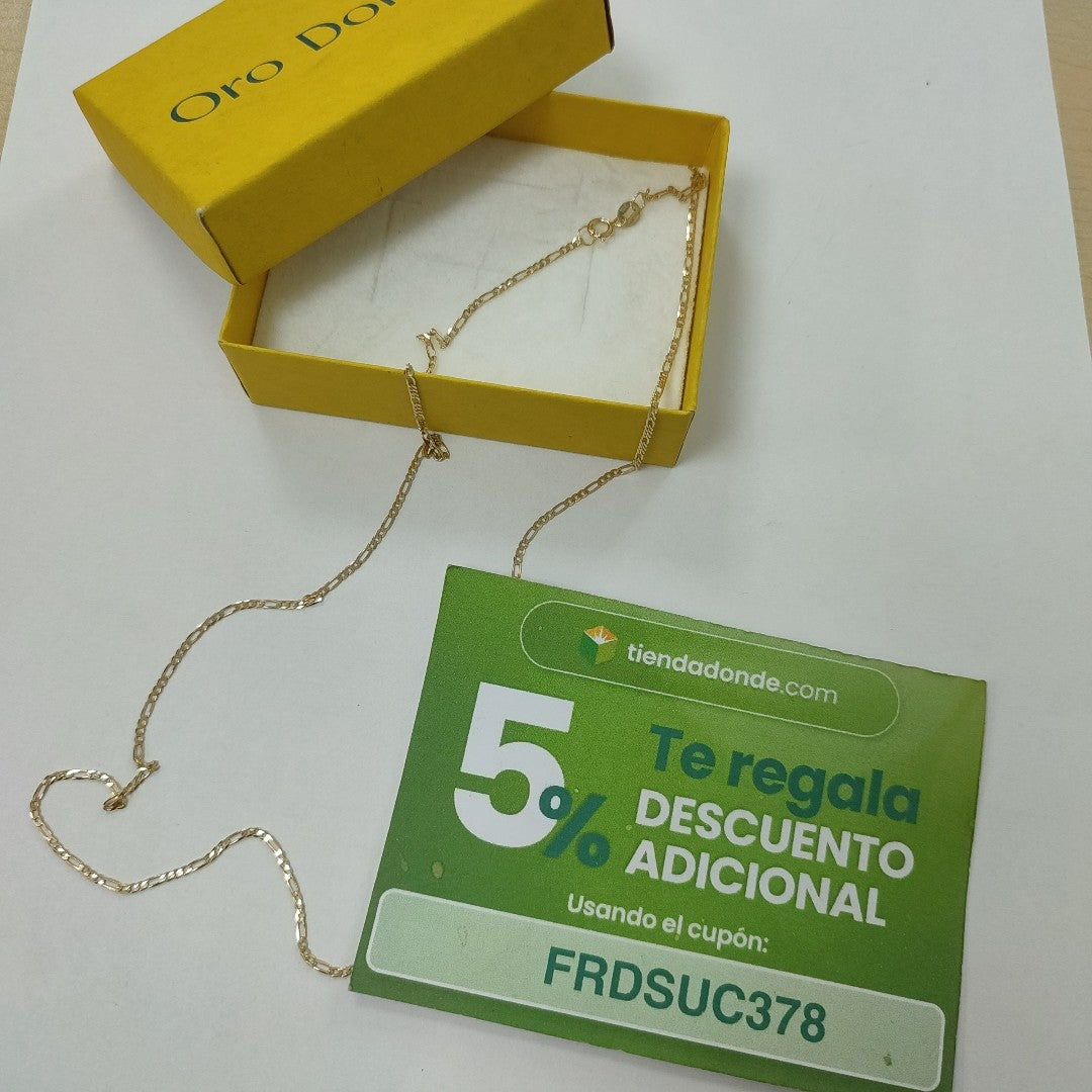 CADENAS CARTIER 3 1 AMARILLA ORO 14K 2.1 (NUEVO)
