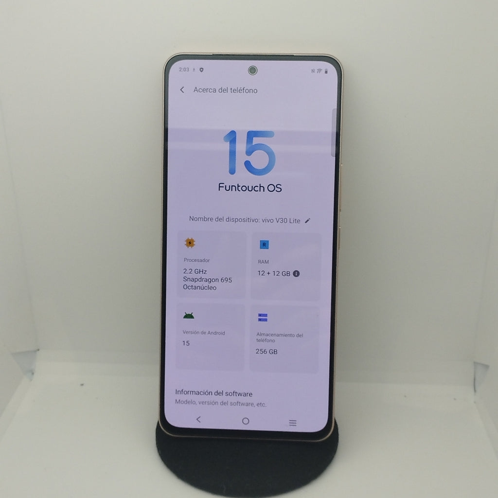 CELULAR VIVO V30 LITE V2314 (2023) 256 GB 12 GB RAM (SEMINUEVO)