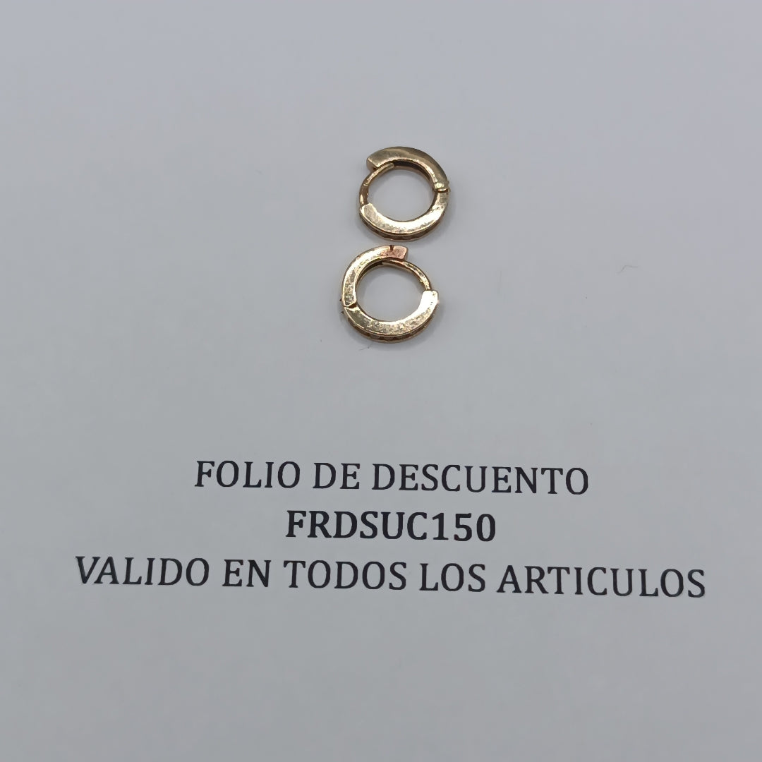 ARRACADAS PAR ORO 10 K 1,10 GRMS (SEMINUEVO)