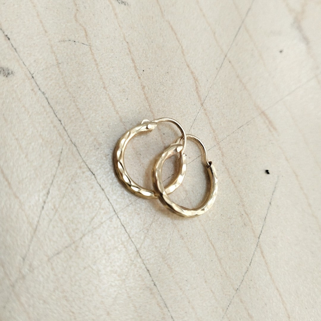 ARRACADAS PAR ORO 14 K 0.9 GRMS (SEMINUEVO)