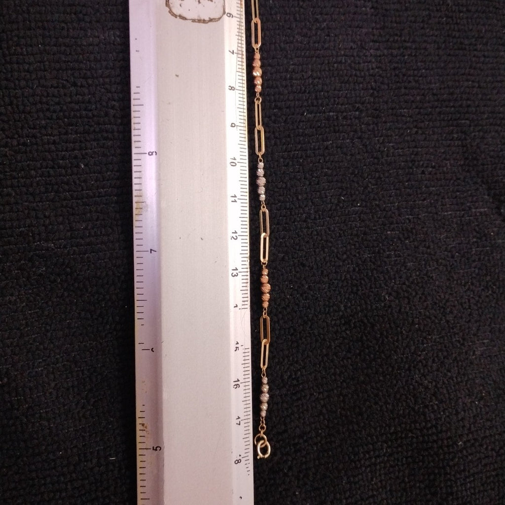 PULSERA ORO COMBINADO 10 K 1,70 GRMS (SEMINUEVO)