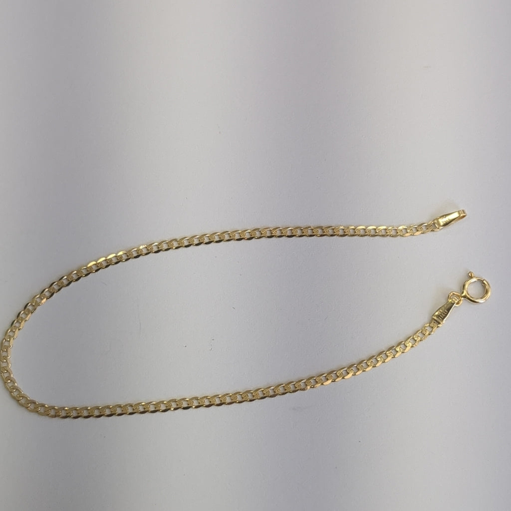 PULSERAS DAMA BARBADA AMARILLA ORO 14K 1.2 (NUEVO)