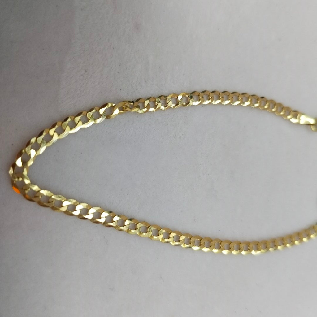 PULSERAS DAMA BARBADA AMARILLA ORO 14K 2.5 (NUEVO)