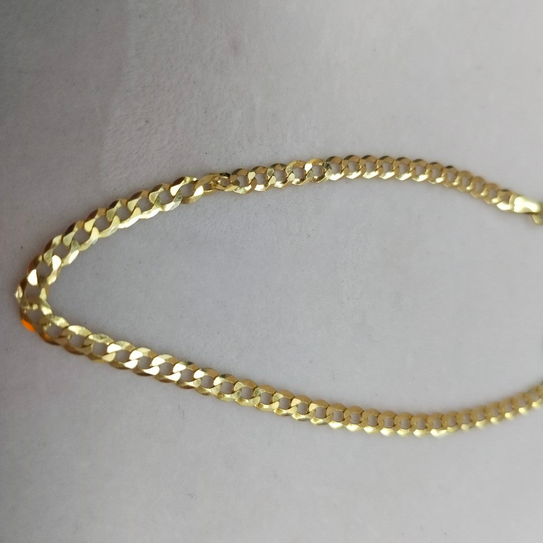 PULSERAS DAMA BARBADA AMARILLA ORO 14K 2.5 (NUEVO)