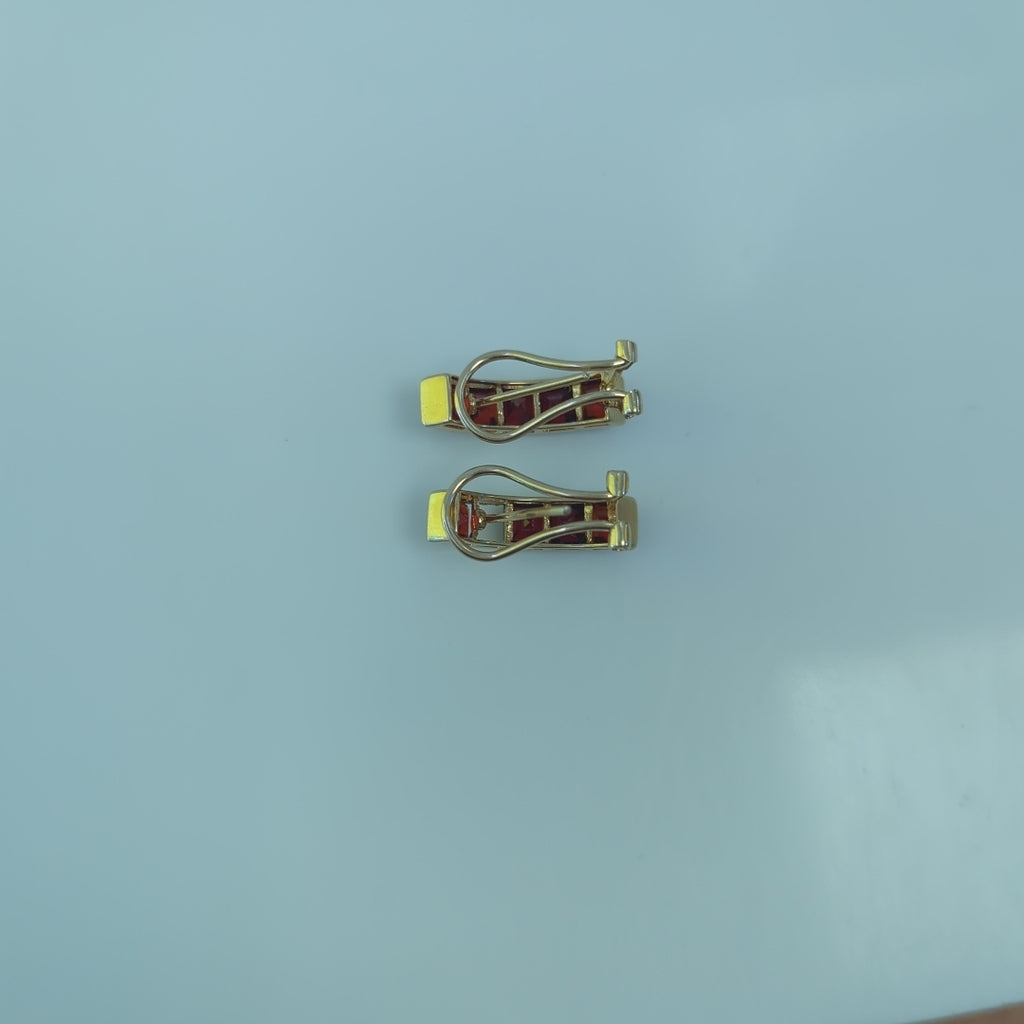 ARETES PAR ORO 14 K 3.9 GRMS (SEMINUEVO)