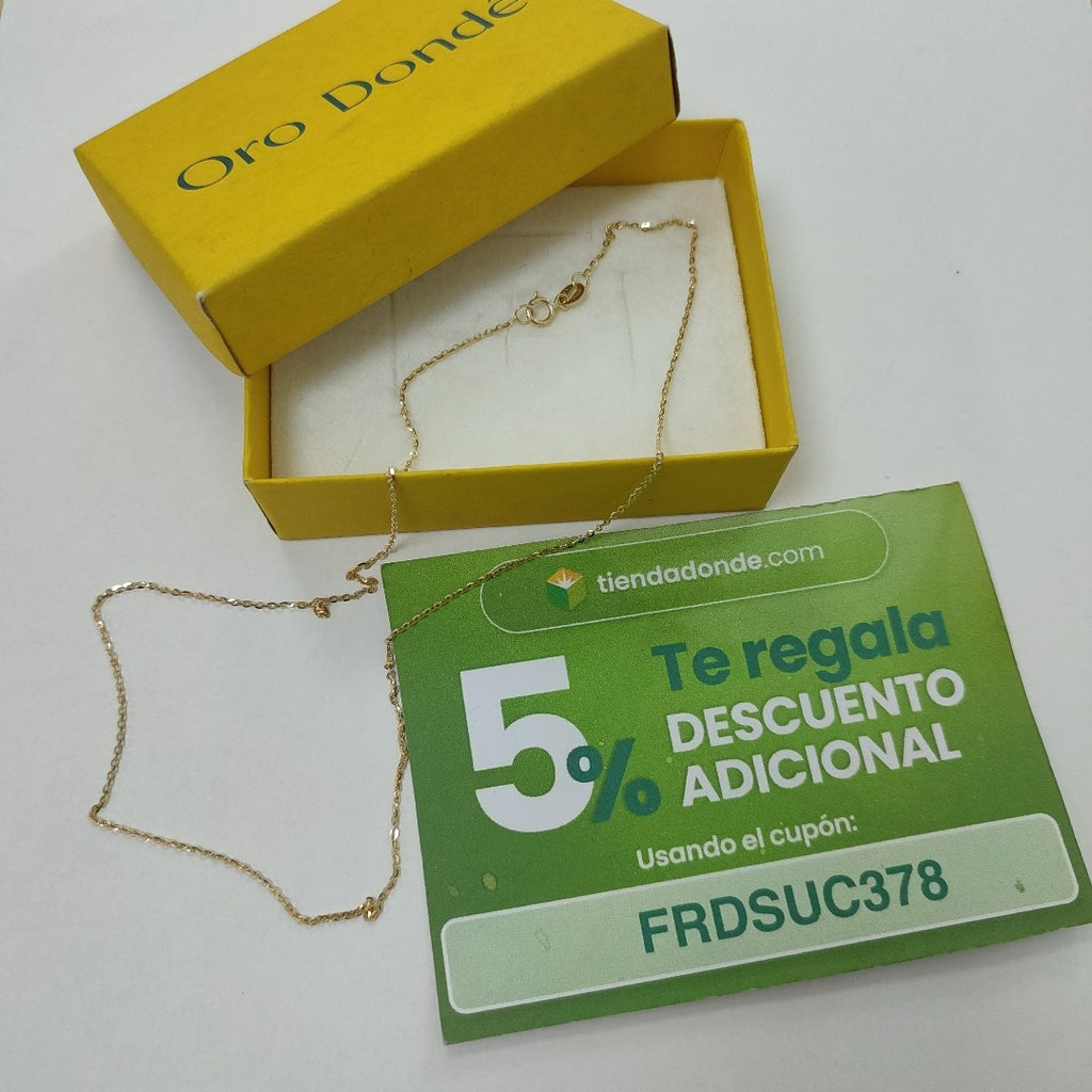 CADENAS ESPECIAL ORO 14K 1.1 (NUEVO)