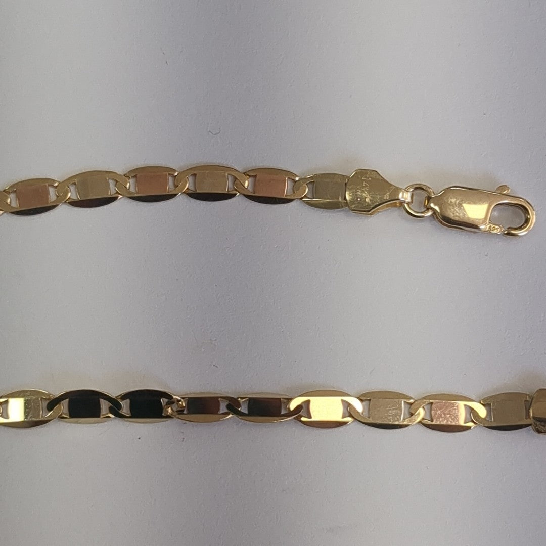 PULSERAS CABALLERO ORO 14K 4.4 (NUEVO)