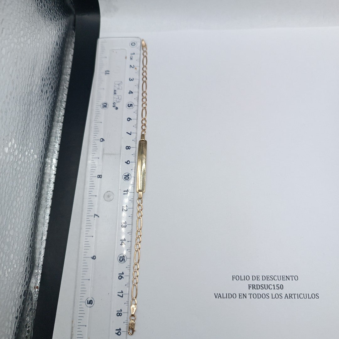 ESCLAVA ORO 14 K 3.7 GRMS (SEMINUEVO)