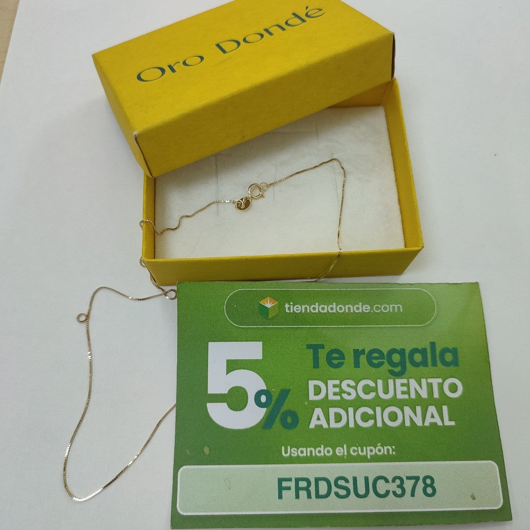 CADENAS ESPECIAL ORO 14K 1.1 (NUEVO)