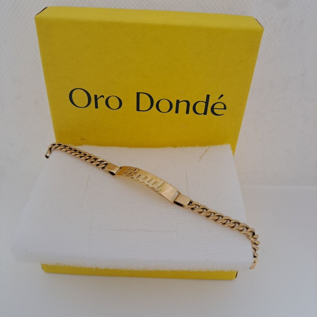 ESCLAVA ORO 14 K 4.3 GRMS (SEMINUEVO)