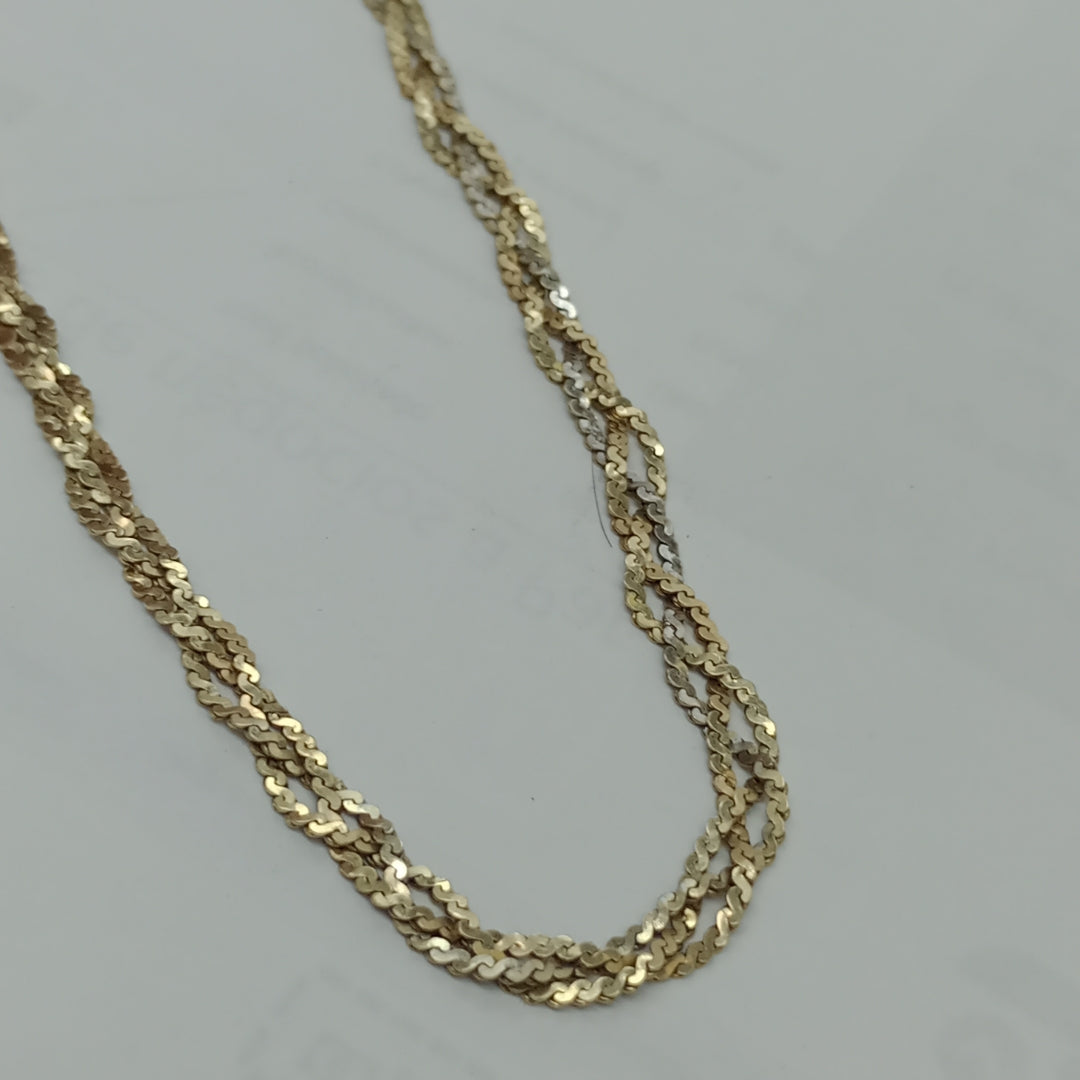 GARGANTILLA ORO 14 K 7,90 GRMS (SEMINUEVO)