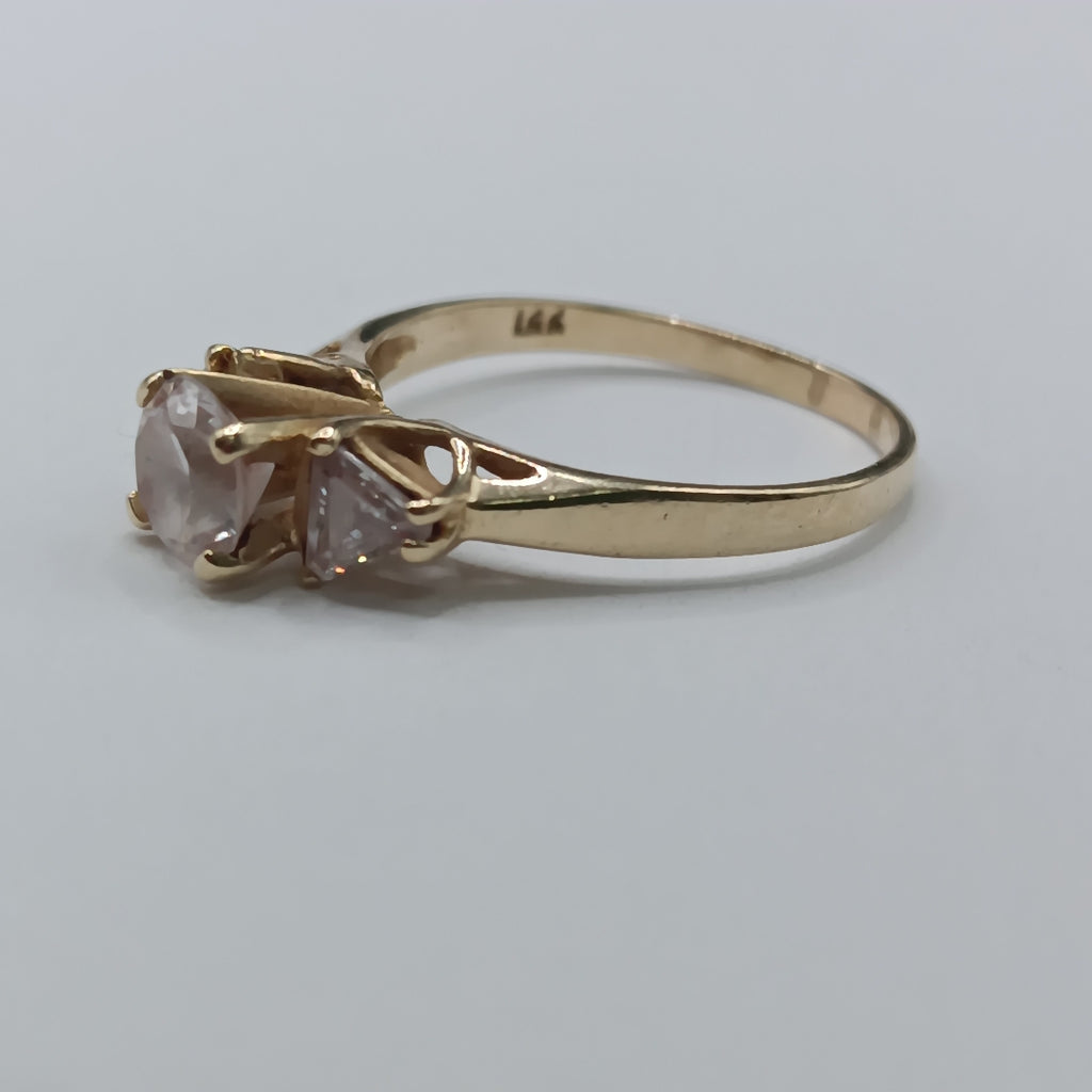 SOLITARIO ORO 14 K 2.9 GRMS (SEMINUEVO)