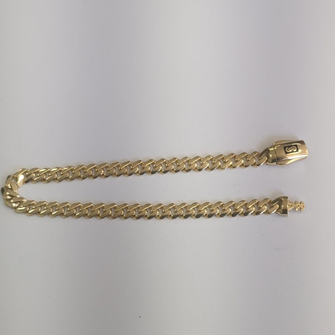 PULSERA MONACO ORO 14K 5.2 (NUEVO)