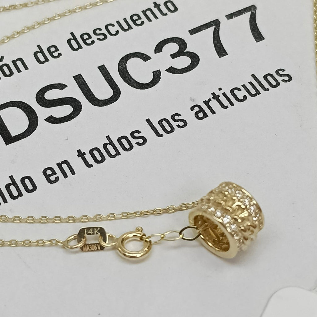 GARGANTILLAS ORO 14K 2.8 (NUEVO)