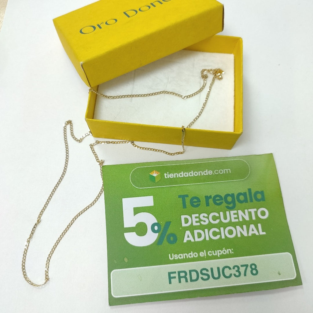 CADENAS BARBADA AMARILLA ORO 14K 2 (NUEVO)