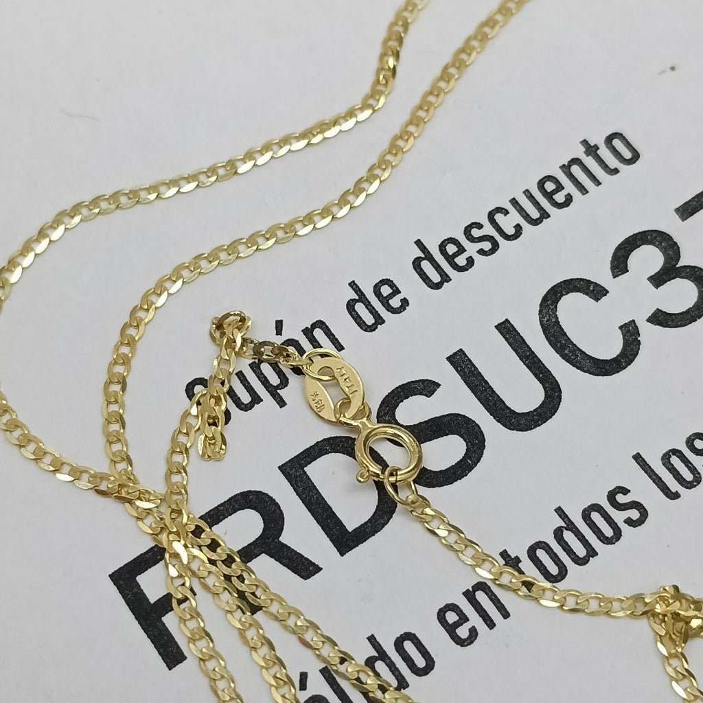 CADENAS BARBADA AMARILLA ORO 14K 2.2 (NUEVO)