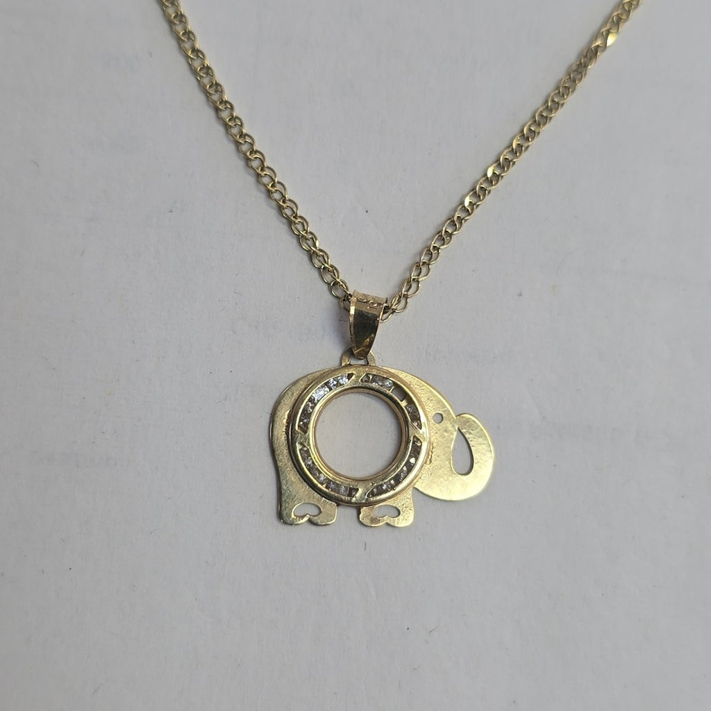 CADENA, DIJE ORO 10 K 2.2 GRMS (SEMINUEVO)