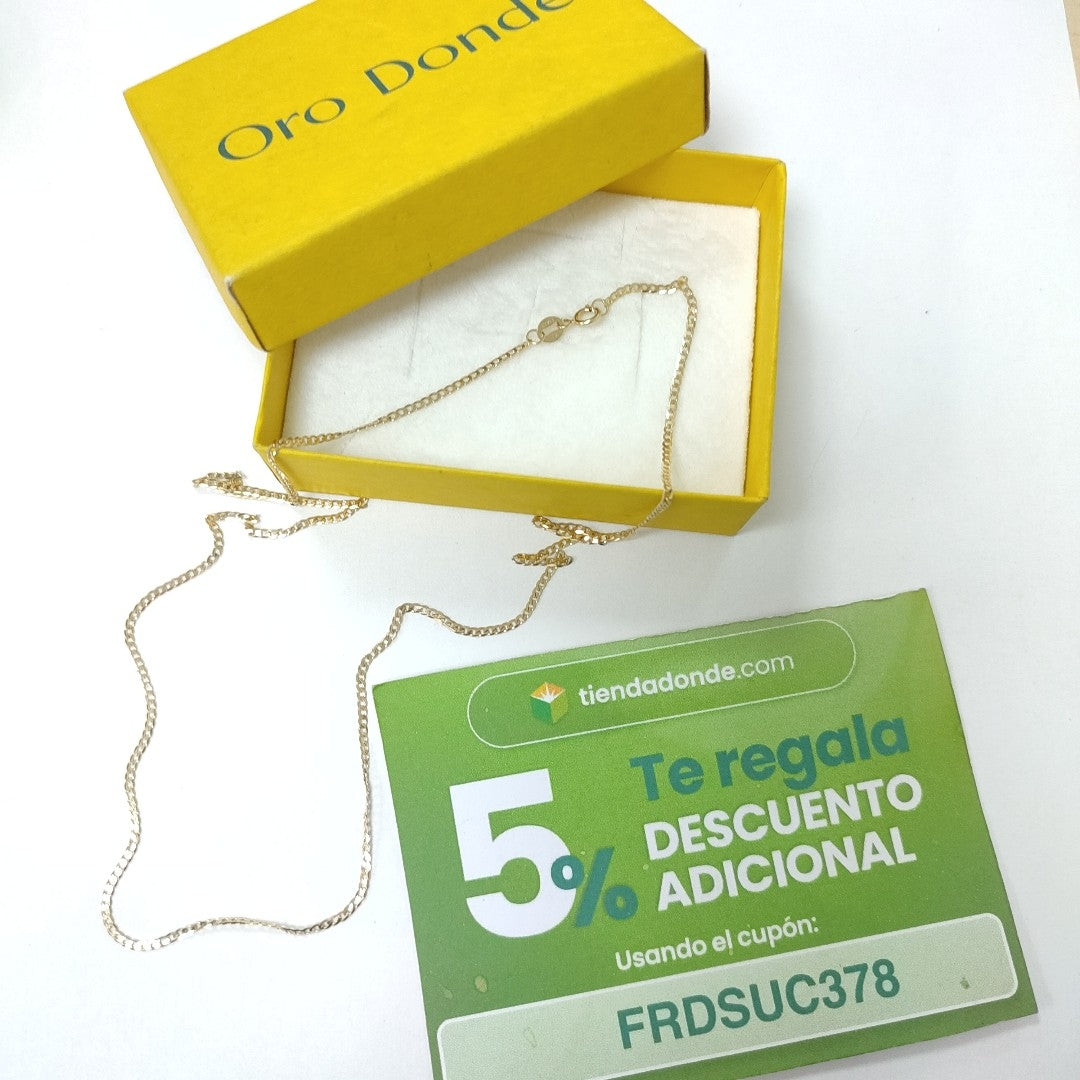 CADENAS BARBADA AMARILLA ORO 14K 2.1 (NUEVO)