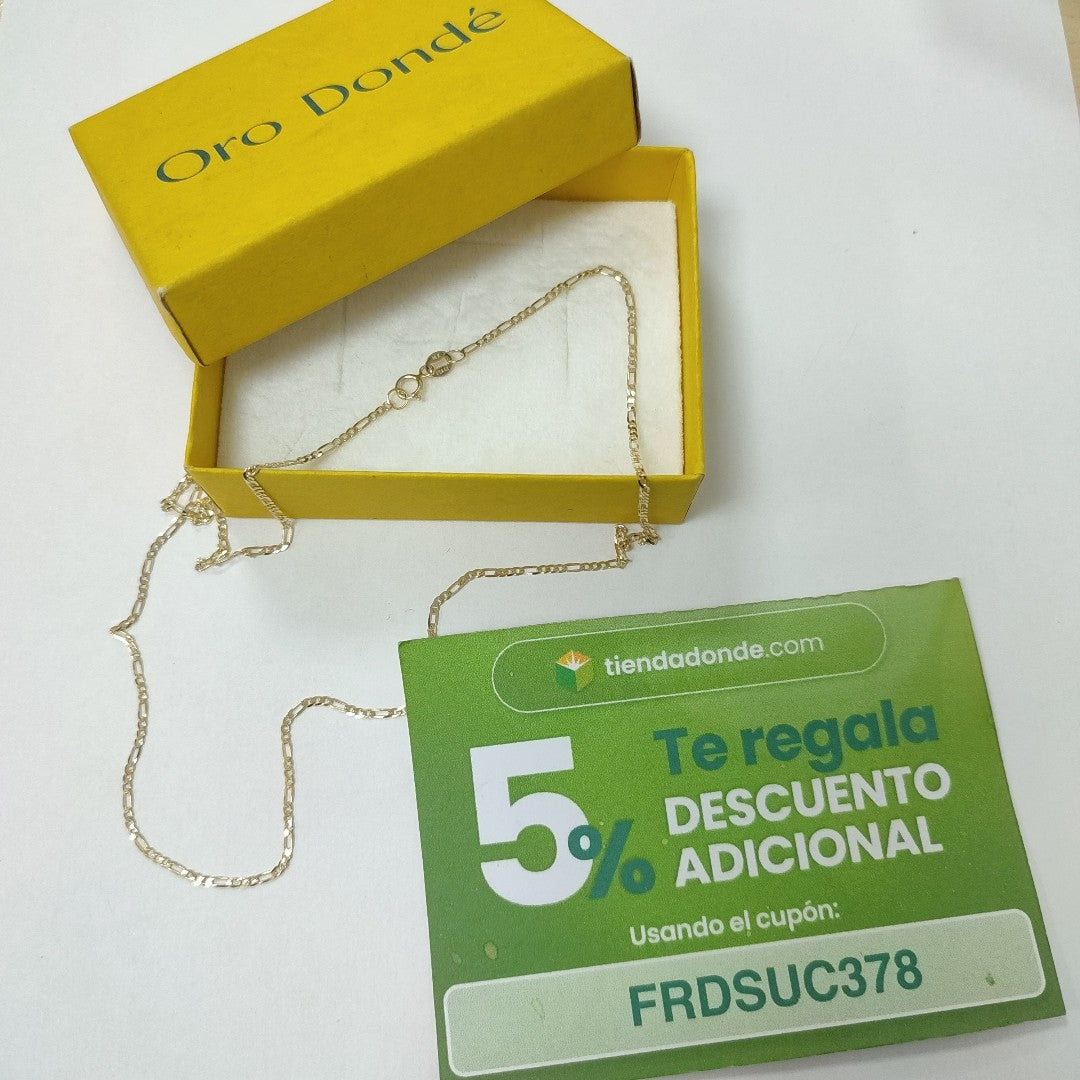 CADENAS CARTIER 3 1 AMARILLA ORO 14K 1.9 (NUEVO)