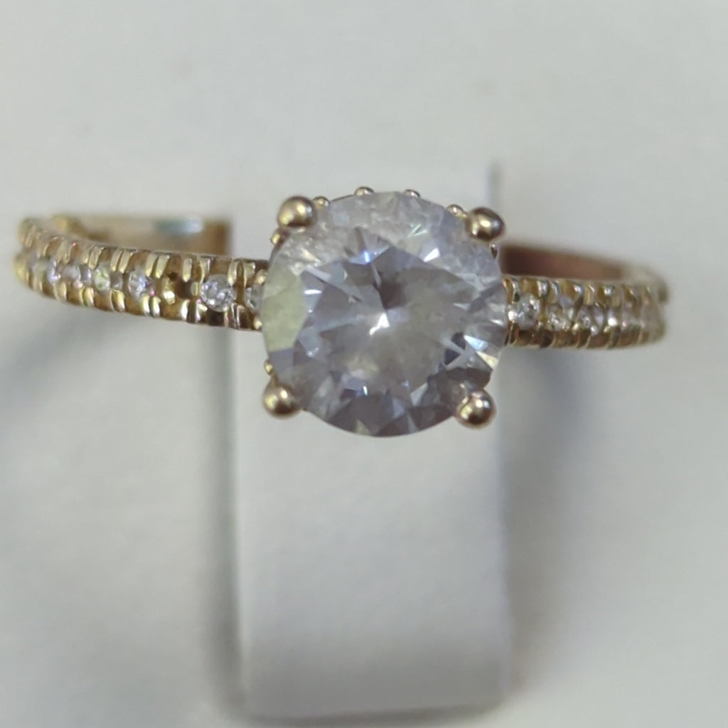 ANILLO ORO 10 K 1,30 GRMS (SEMINUEVO)