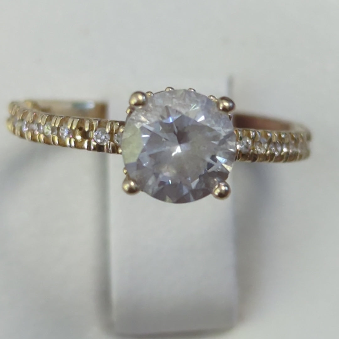 ANILLO ORO 10 K 1,30 GRMS (SEMINUEVO)