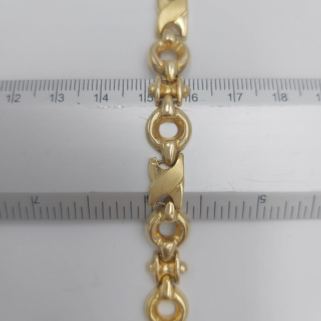 PULSERA RIGIDA ORO 14 K 26.1 GRMS (SEMINUEVO)