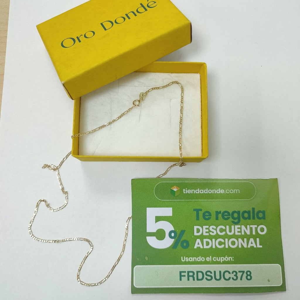 CADENAS CARTIER 3 1 AMARILLA ORO 14K 2 (NUEVO)