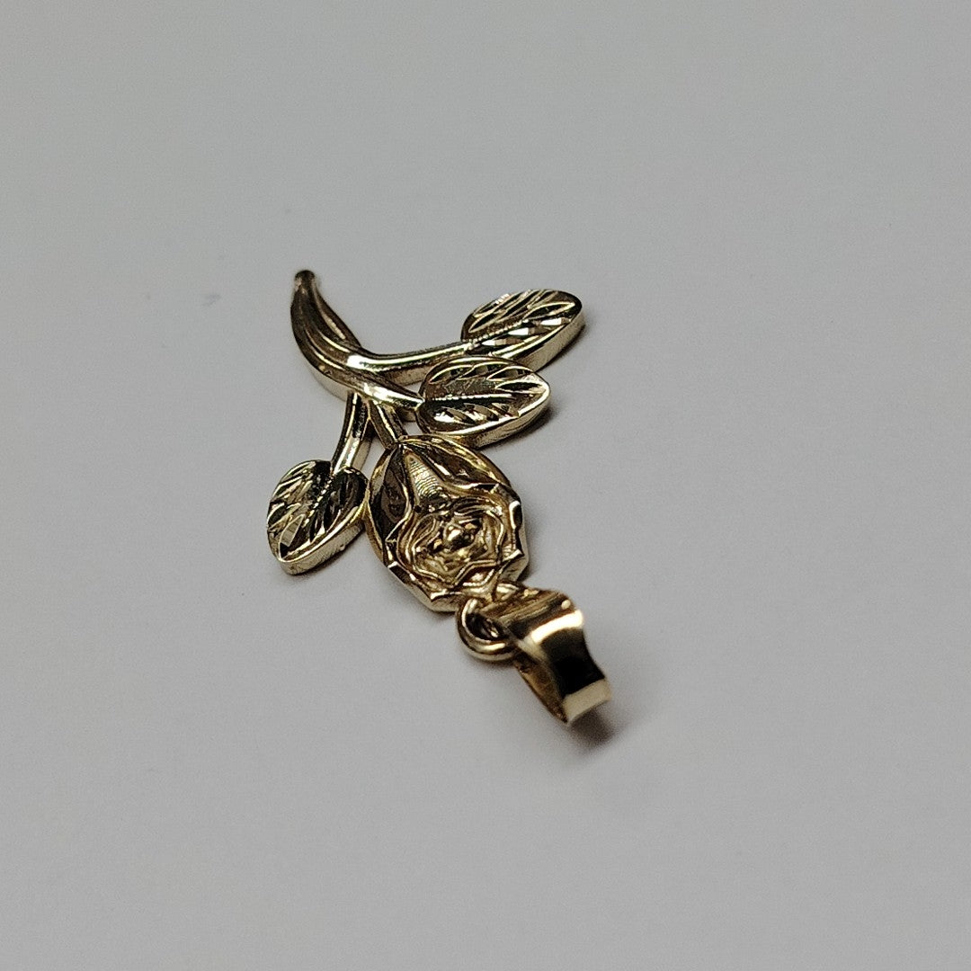 DIJE ROSA 10K 1.5 GR (NUEVO)