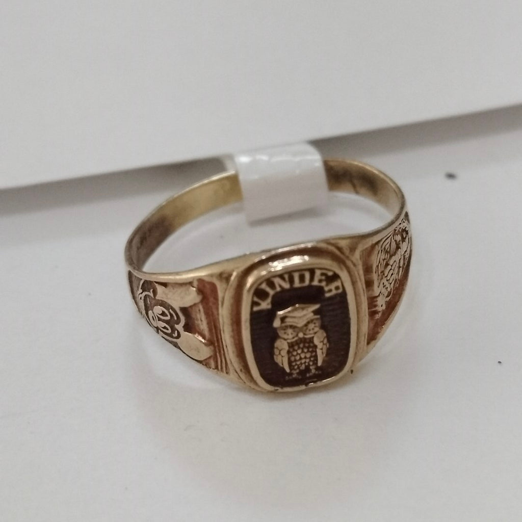 ANILLO DE GRADUACIÓN ORO 10 K 1.2 GRMS (SEMINUEVO)