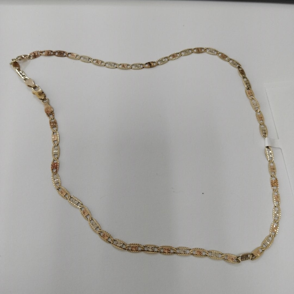 CADENA ORO COMBINADO 14 K 10,10 GRMS (SEMINUEVO)
