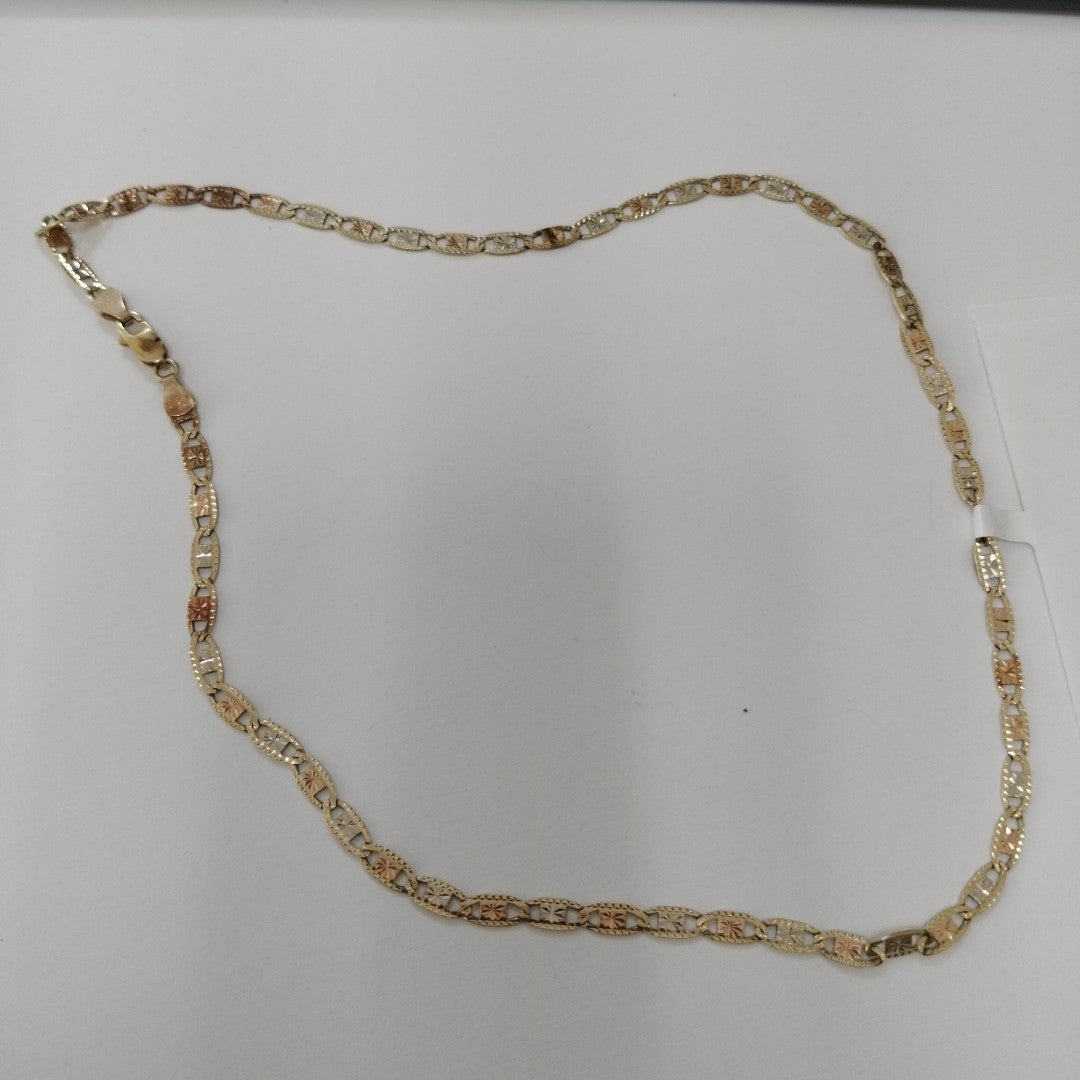 CADENA ORO COMBINADO 14 K 10,10 GRMS (SEMINUEVO)